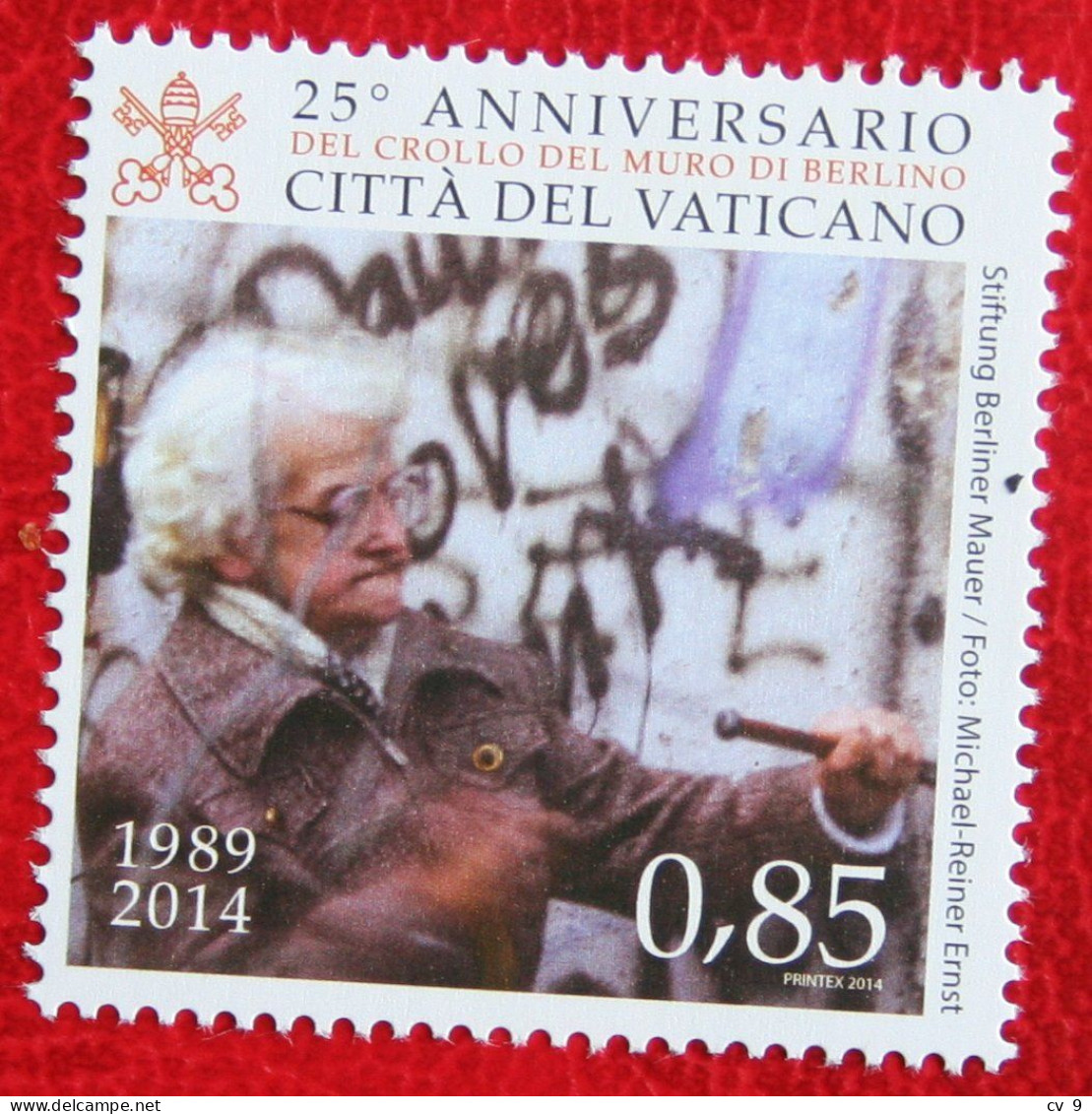 25 Years Of The Fall Of The Berlin Wall 2014 Mi 1819 Yv 1671 POSTFRIS / MNH / ** VATICANO VATICAN - Nuevos