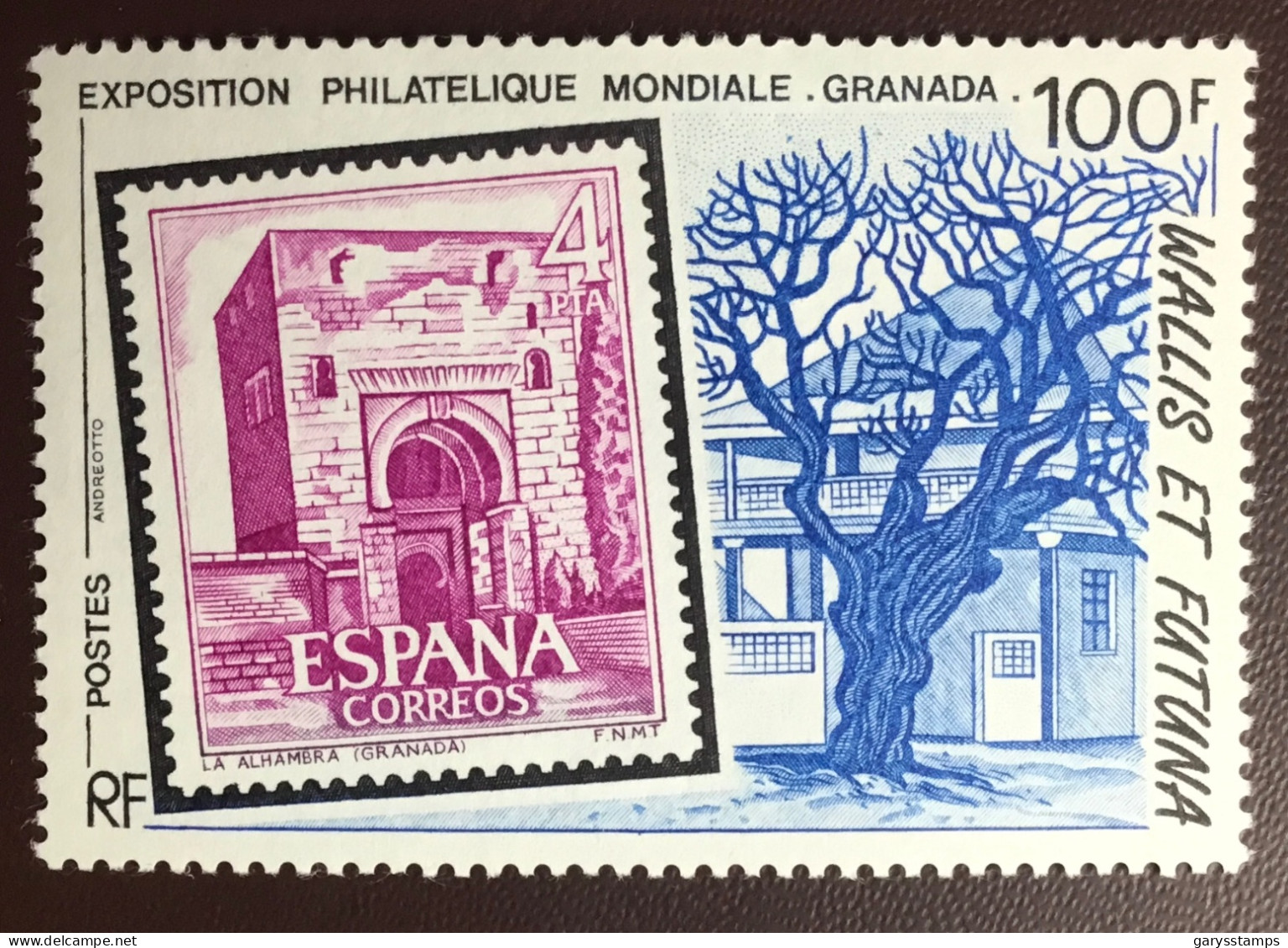 Wallis & Futuna 1992 Granada Stamp Exhibition MNH - Ongebruikt