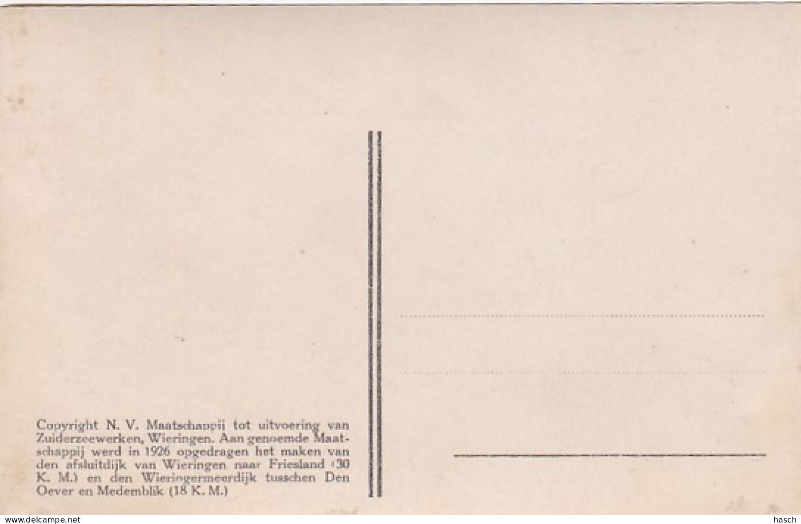 481285Afsluiting En Droogmaking Zuiderzee Ontwerp 1925. (zie Rechtsboven) - Other & Unclassified