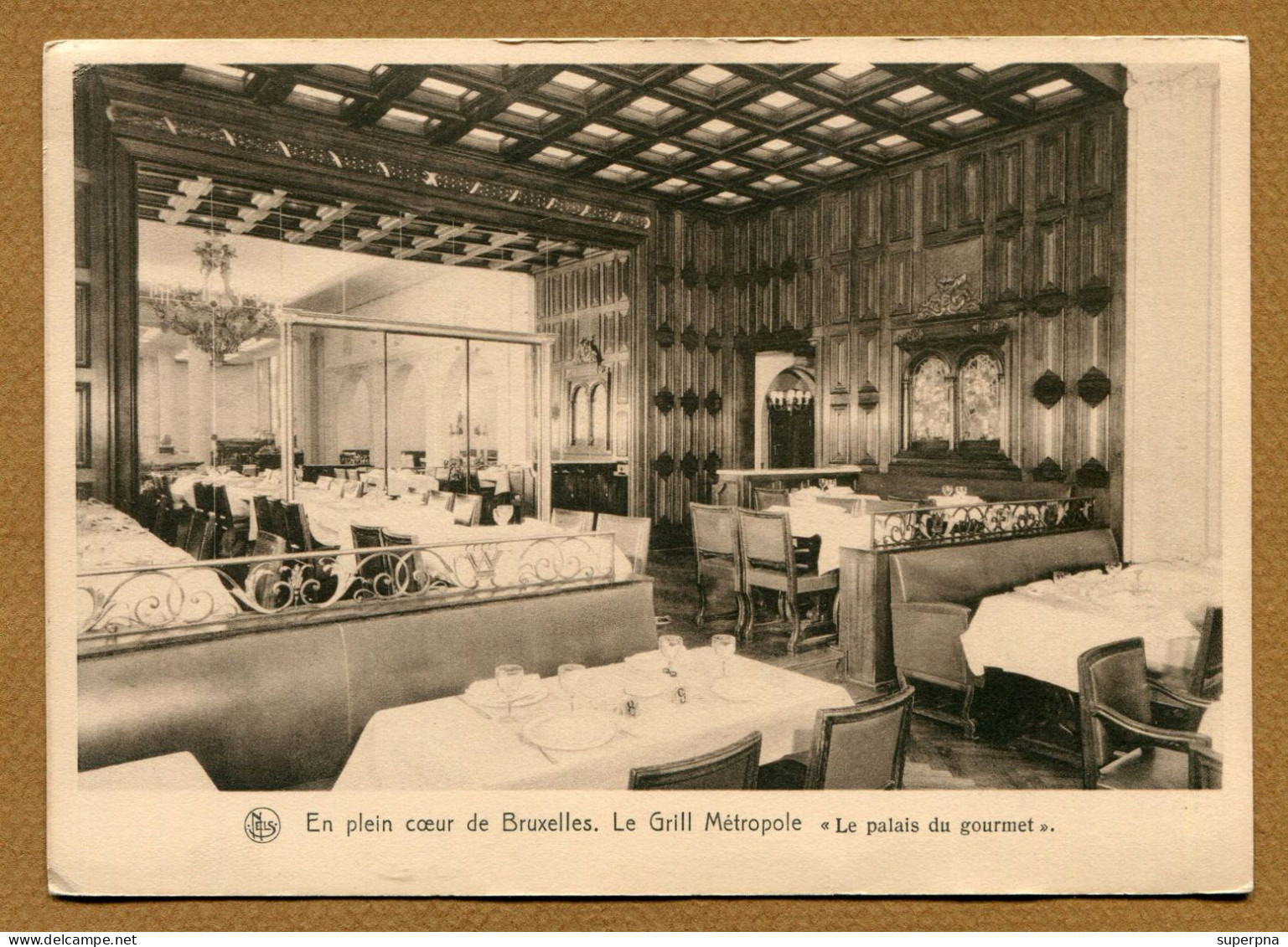 BRUXELLES  : " HÔTEL METROPOLE - LE GRILL " - Cafés, Hôtels, Restaurants