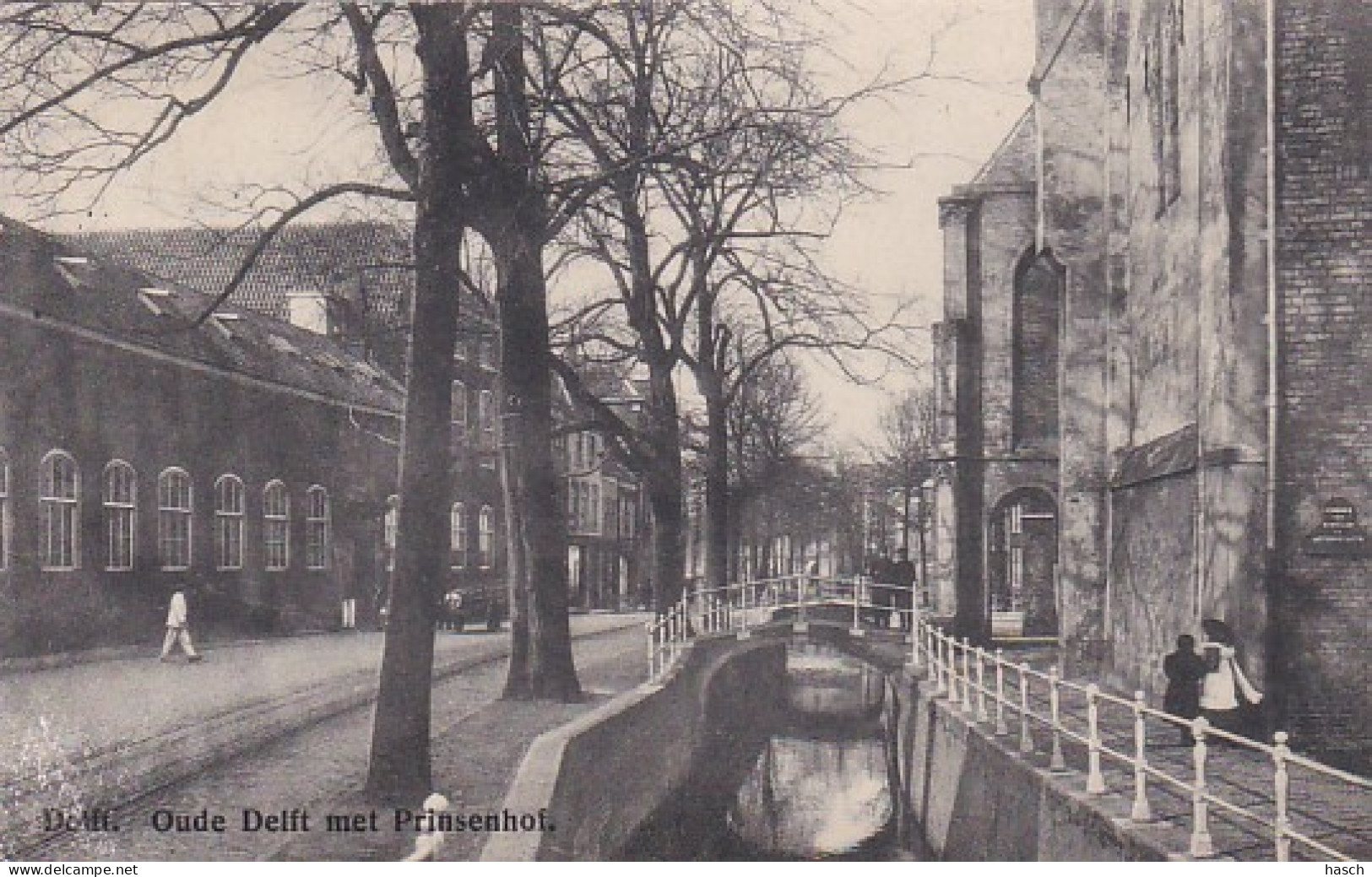 4812107Delft, Oude Delft Met Prinsenhof. (zie Linksonder) - Delft