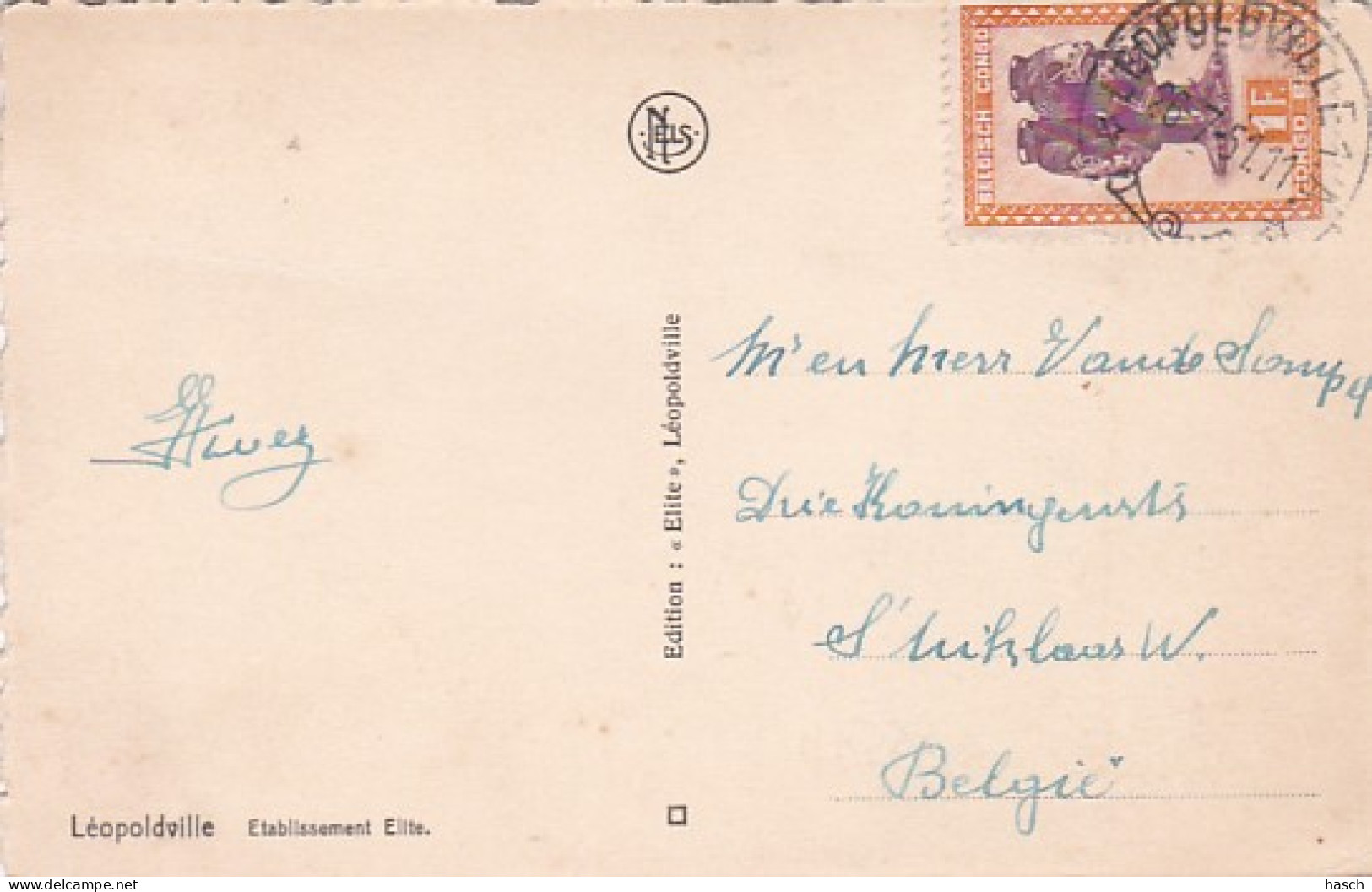 4812144Léopoldville, Etablissement Elite. – 1951.  - Kinshasa - Léopoldville