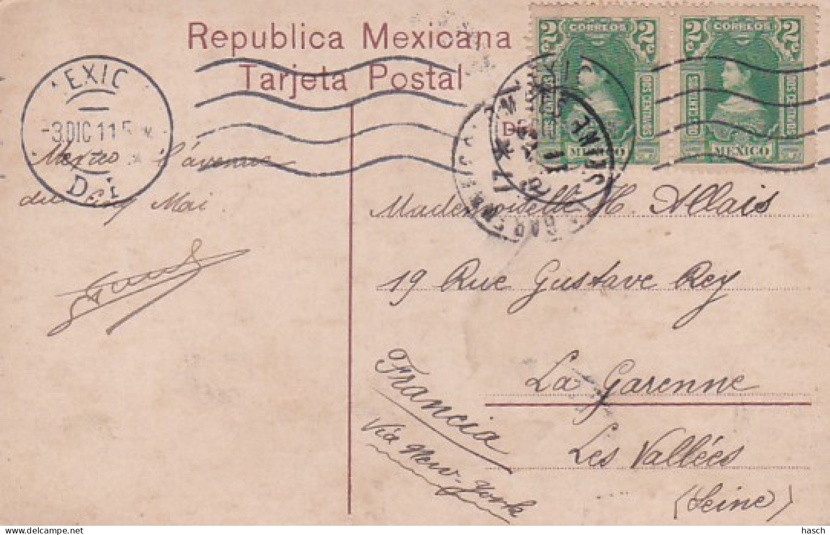 4812153Mexico, Avenida Del 5 De Mayo. – 1911. (see Corners) - Mexique