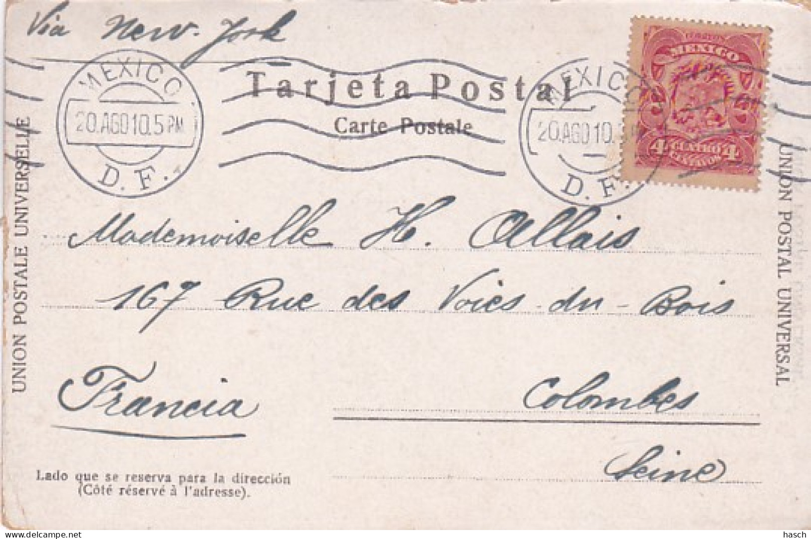 4812155Mexico, Canal De Desagüe. – 1910. (see Corners) - Mexique