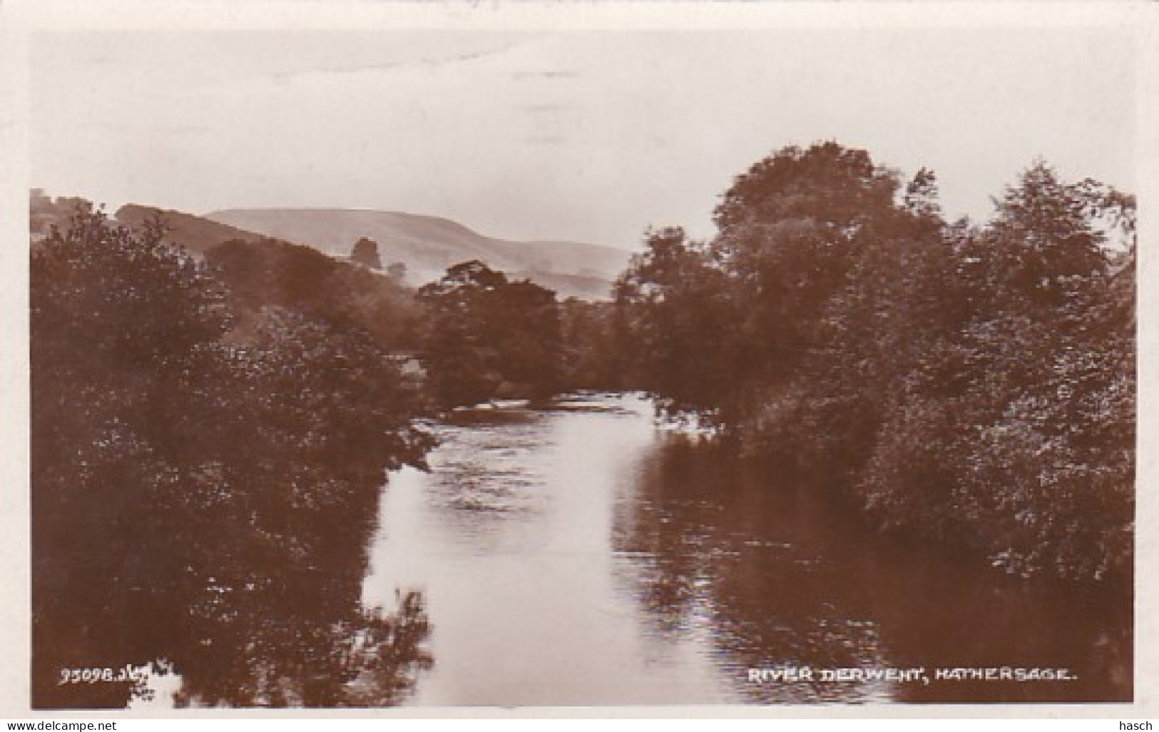 4812317Hathersage, River Derwent. (see Corners, See Sides) - Derbyshire