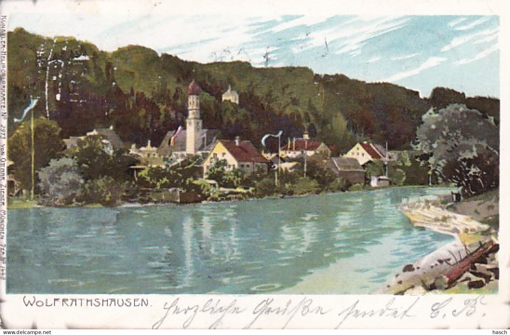 4812366Wolfrathshausen. – 1907 (links Oben Beschädigung) - Wolfratshausen