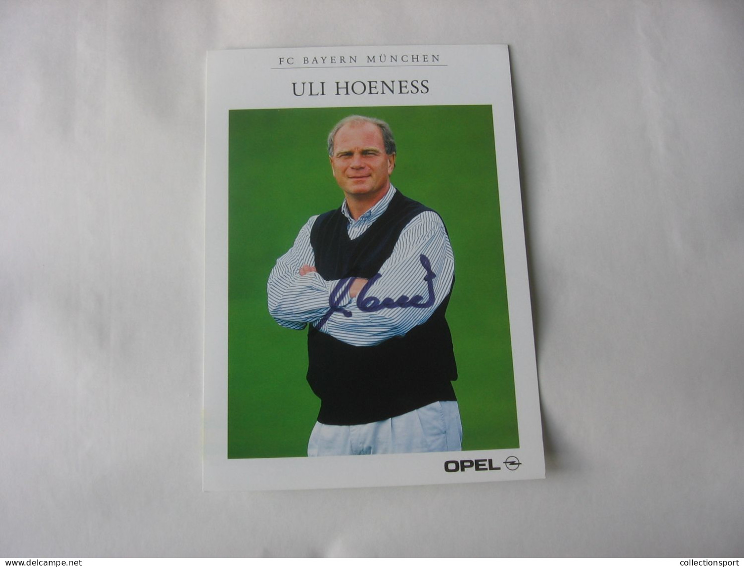 Football -  Autographe Uli Hoeness - Handtekening