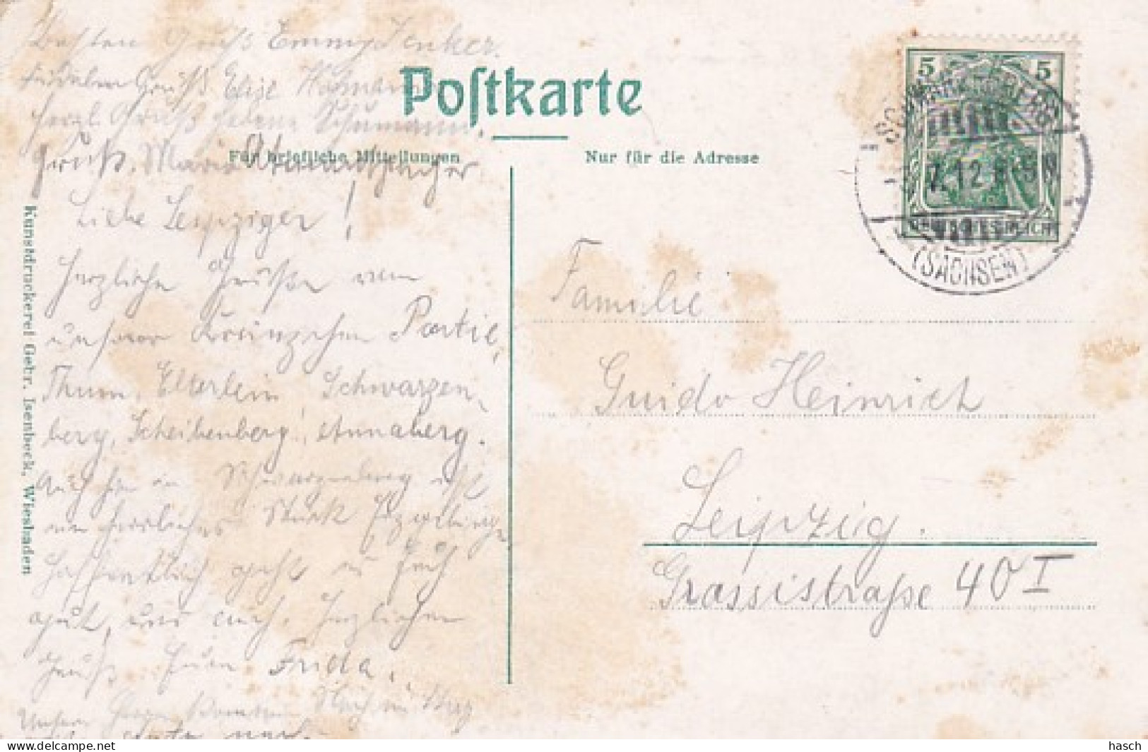 4812475Schwarzenberg I. Erzgebirge. Blick Vom Todtenstein. – 1912.  - Schwarzenberg (Erzgeb.)