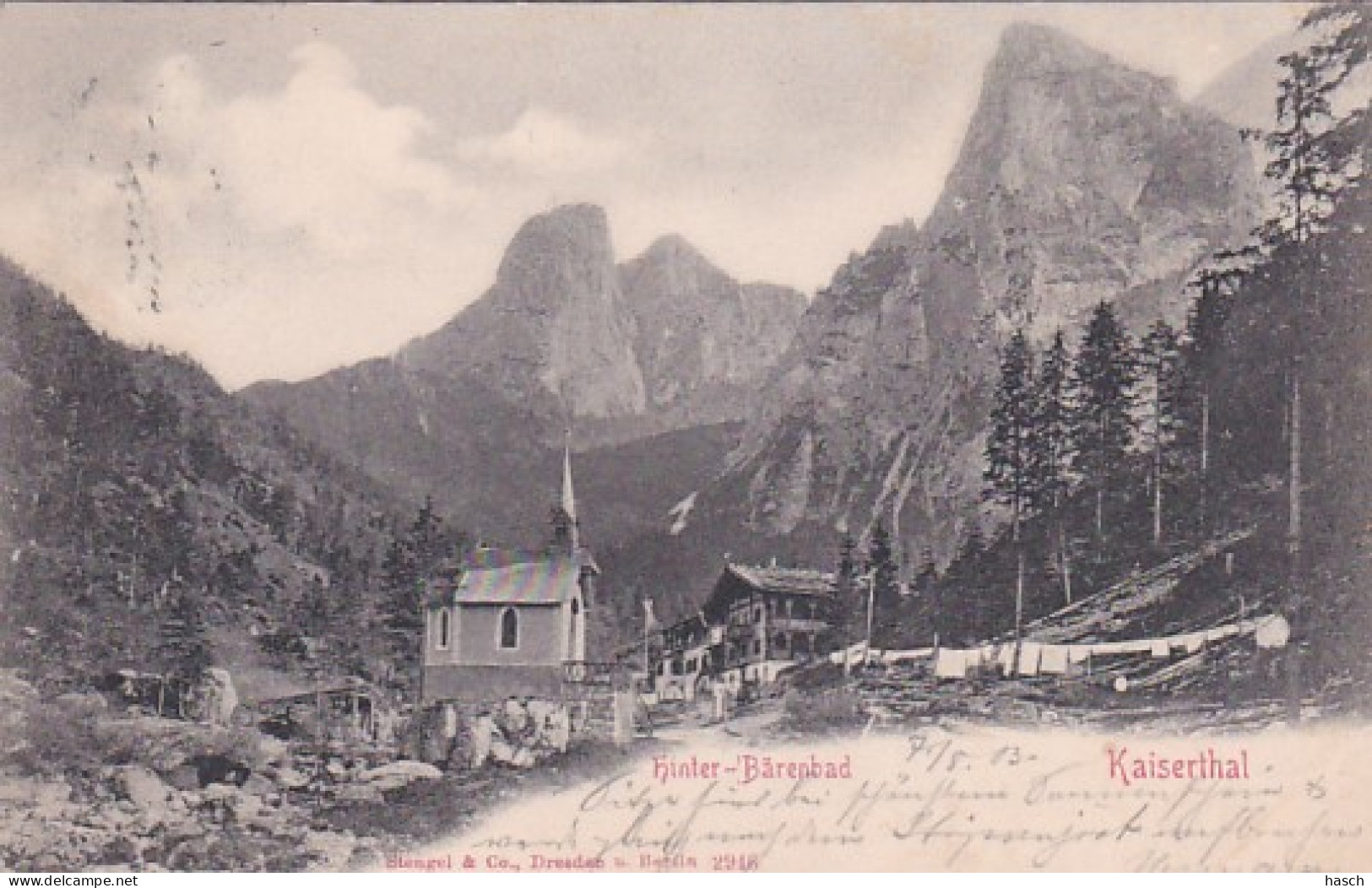 4812638Kaiserthal, Hinter Bärenbad. – 1903. (schöne Karte) - Kufstein