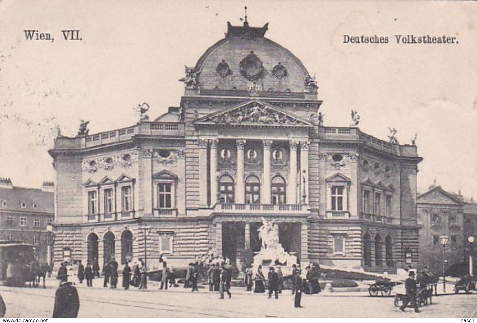 4812641Wien, Deutsches Volkstheater. – 1905.(linke Seitenfalte) - Wien Mitte