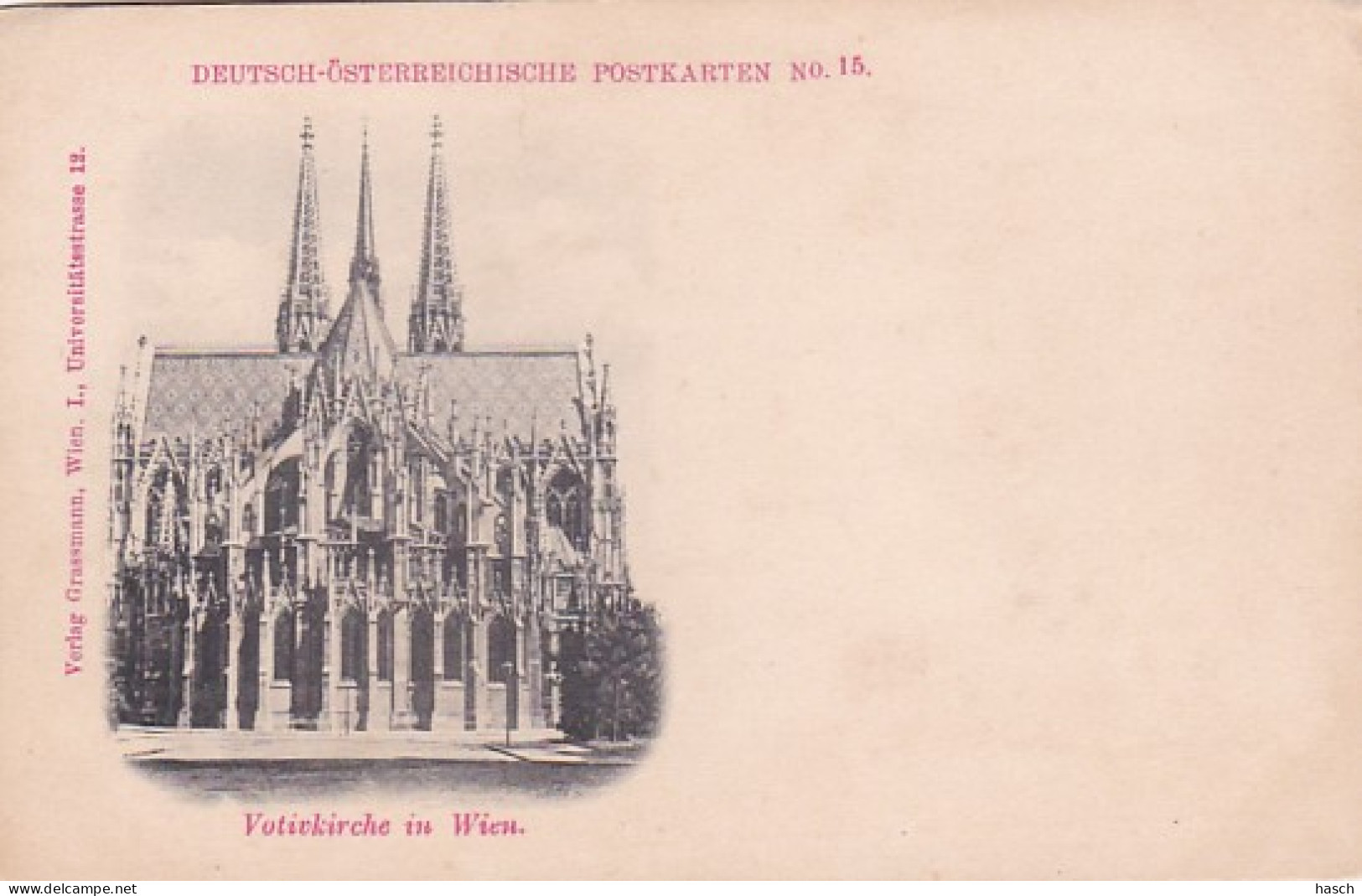 4812649Votivkirche In Wien. (sehr Kleines Falte Im Ecken) - Vienna Center