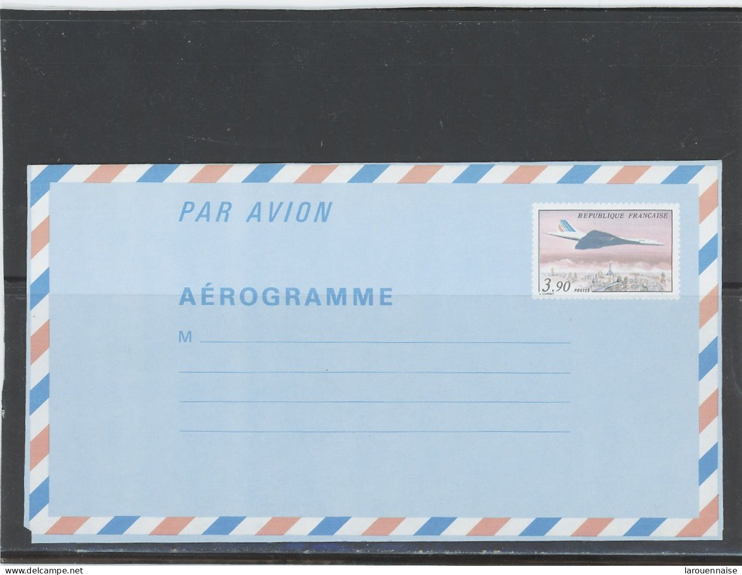 AEROGRAMME -N°1015 -AER -CONCORDE - 3;90 F - Luchtpostbladen