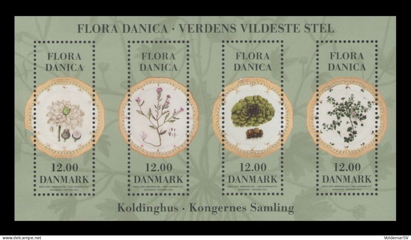 Denmark 2023 Mih. 2120/23 (Bl.84) Flora Danica MNH ** - Nuevos