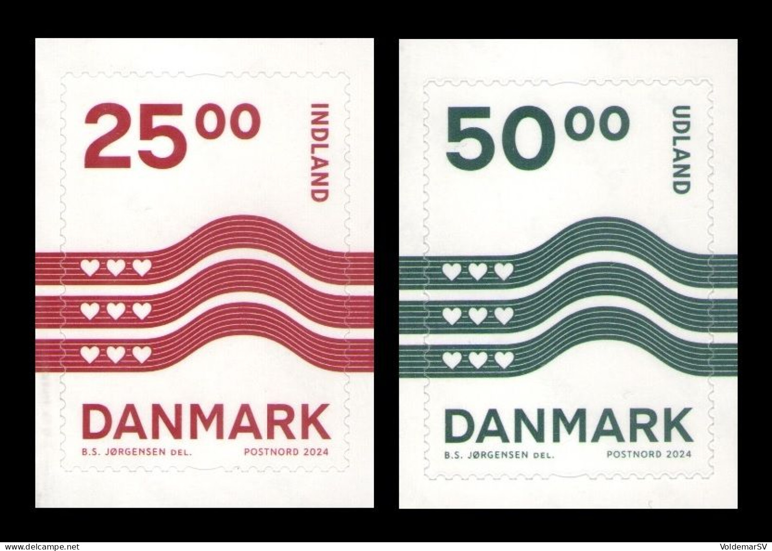 Denmark 2024 Mih. 2124/25 Definitive Issue MNH ** - Nuovi