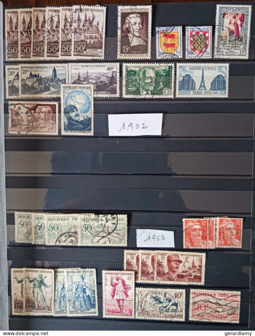 17 Timbres 1952 -   18 Timbres 1953 - Otros & Sin Clasificación