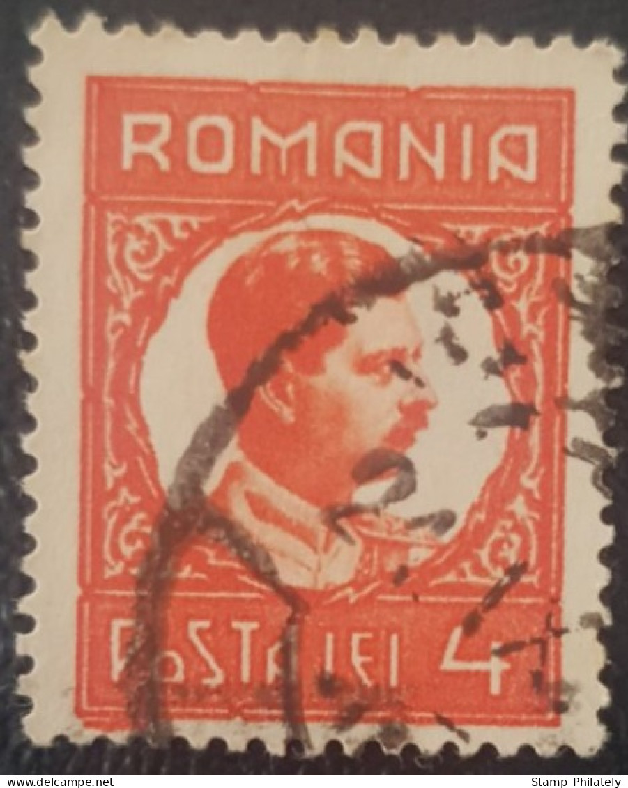 Romania 4L Used Stamp King Carol - Used Stamps