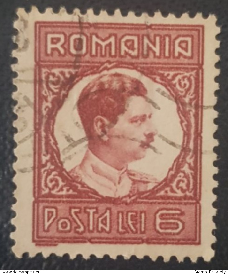 Romania 6L Used Stamp King Carol - Gebruikt
