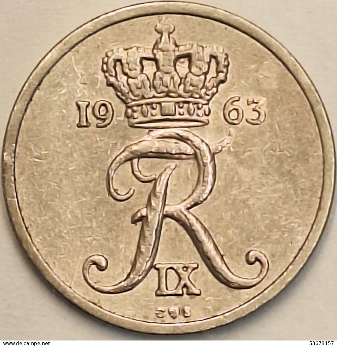 Denmark - 10 Ore 1963, KM# 849.1 (#3738) - Dänemark