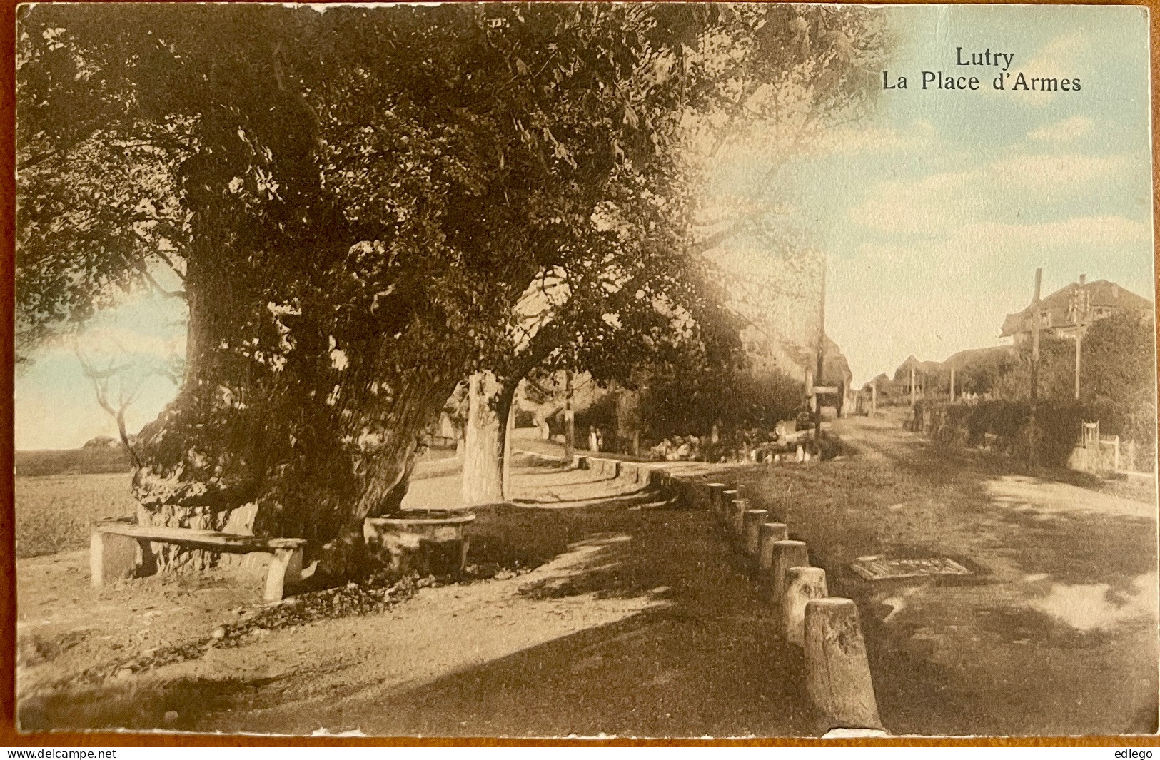 LUTRY - La Rte Du Grand Pont - Sortie Lausanne  Vers 1900 - Lutry