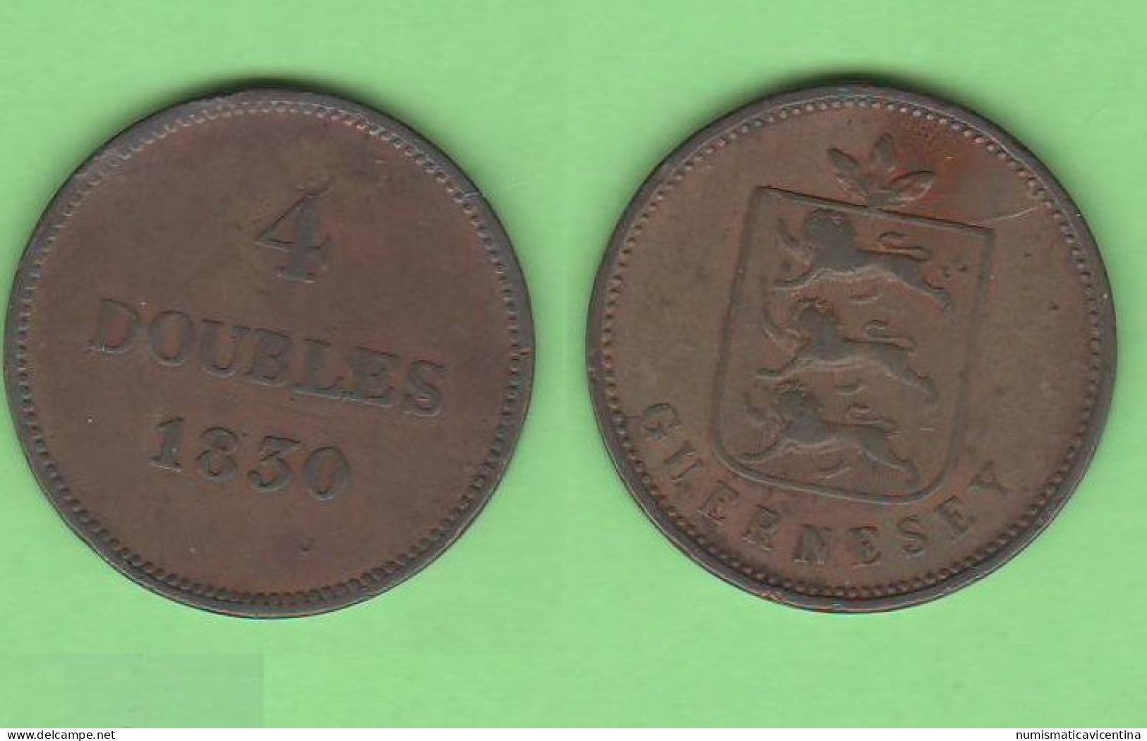 Guernsey Guernesey 4 DOUBLES 1830 - Guernesey