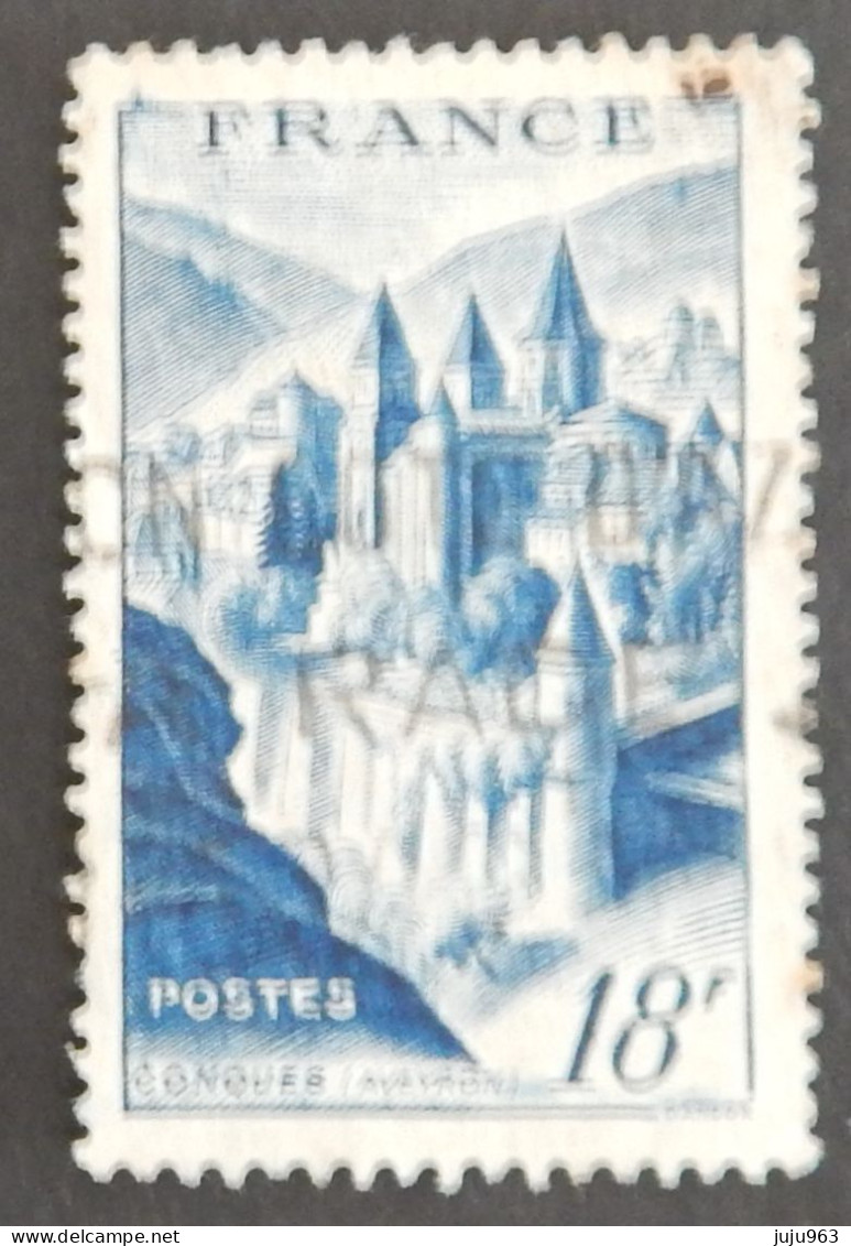 FRANCE YT 805 OBLITERE "CONQUES" ANNÉE 1948 - Used Stamps