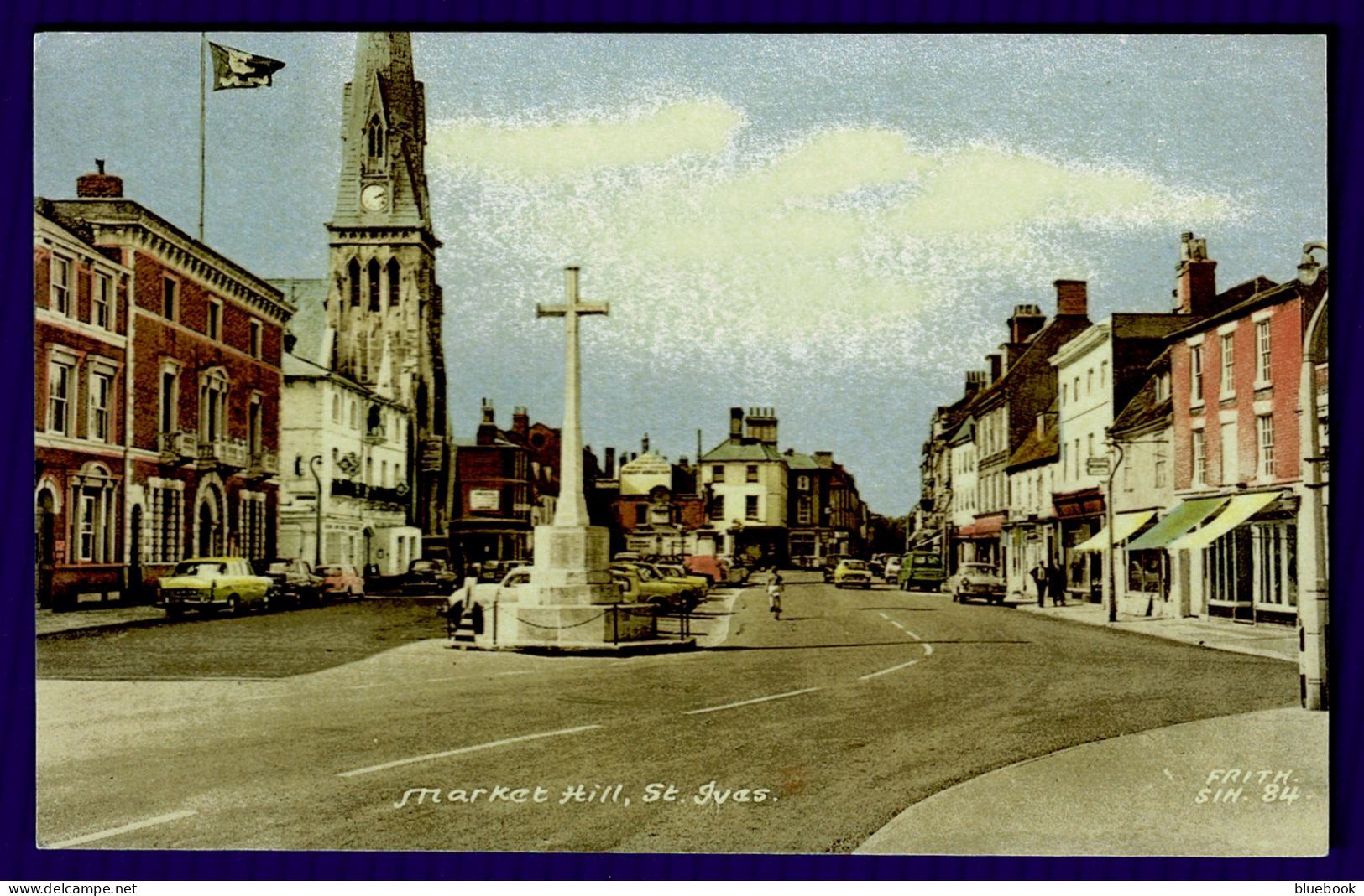 Ref 1636 - 1960's Postcard - Market Hill St. Ives - Cambridgeshire - Autres & Non Classés