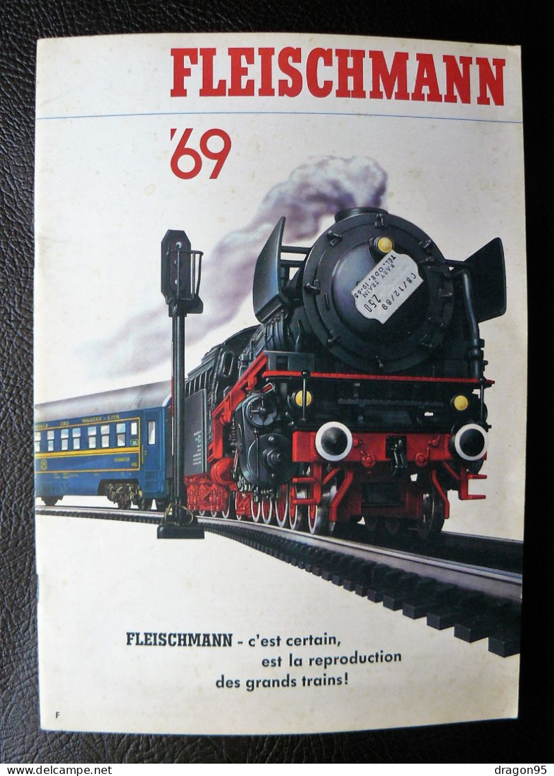 Catalogue Fleischmann 1969 - HO 16,5mm - Auto Rallye - Francés