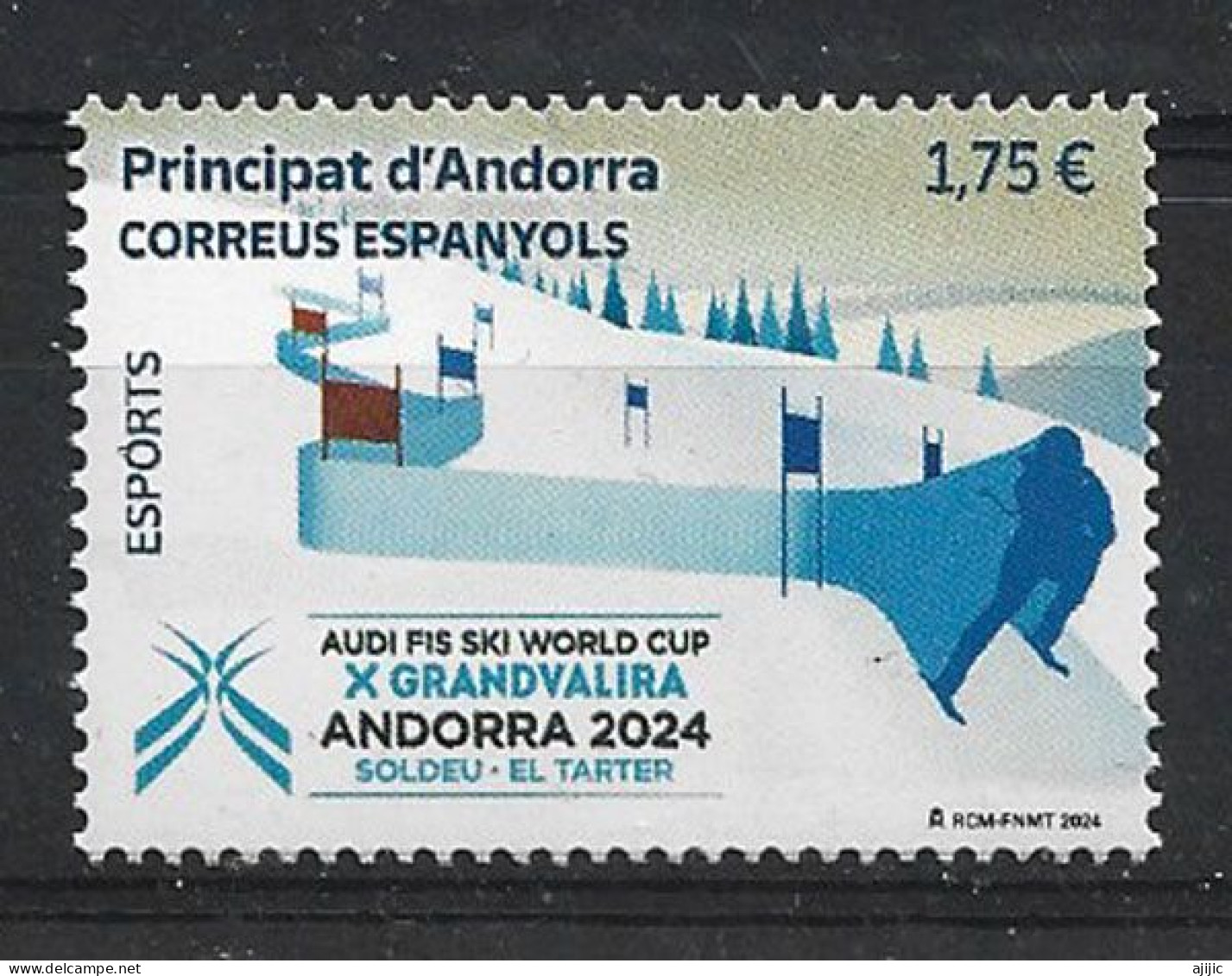 2024 Audi FIS Ski World Cup Andorra /Women's Slalom And Giant Slalom World Cup . Timbre Neuf ** - Neufs