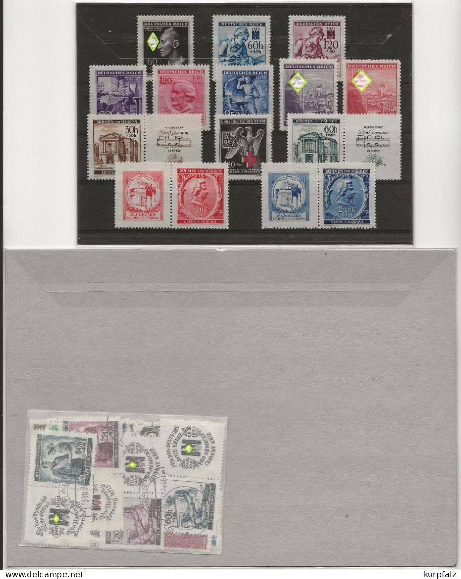 Böhmen + Mähren - 2 Ungeöffnete Verkaufsverpackungen Mit ** +  Briefmarken - Autres & Non Classés