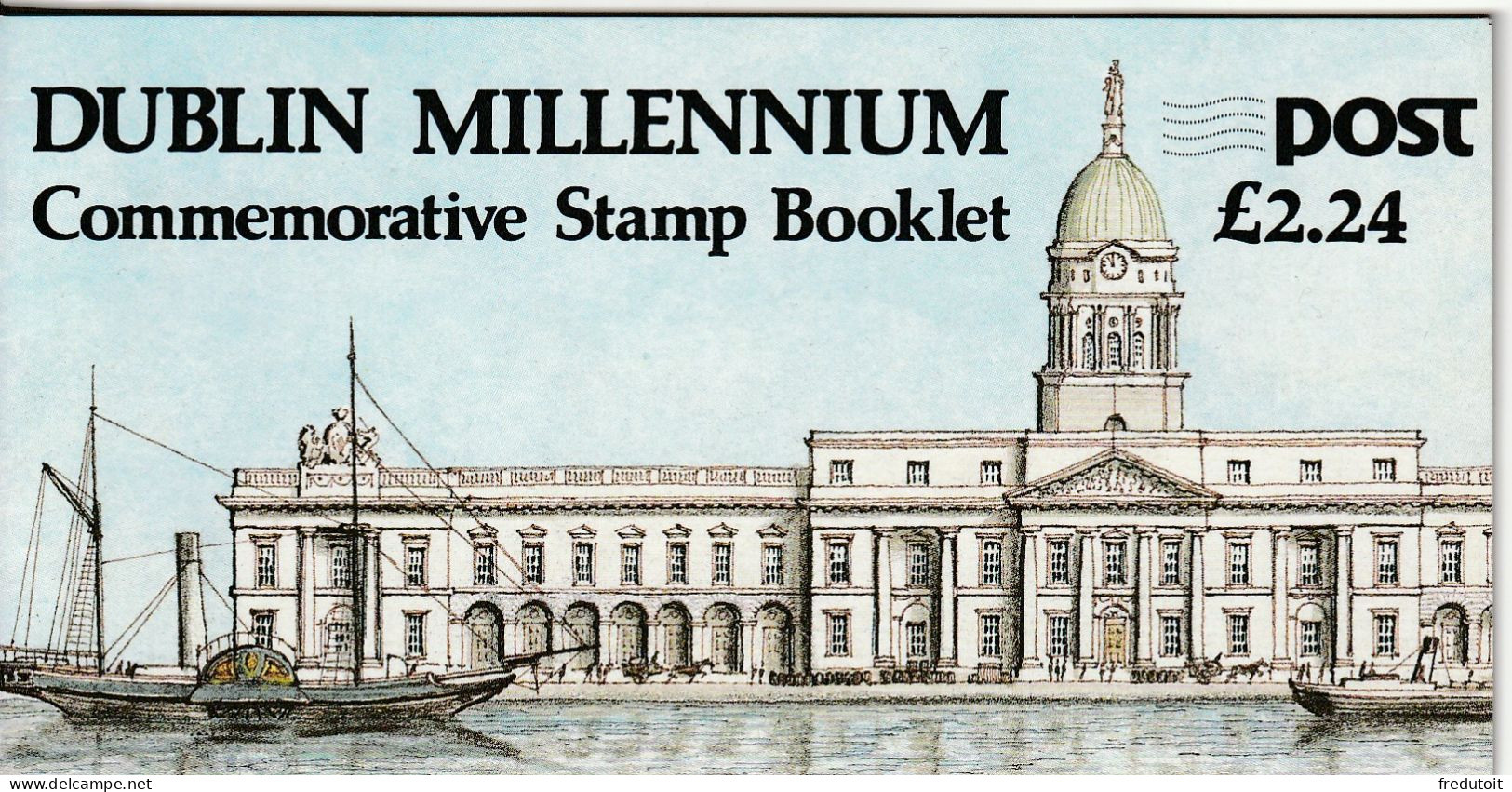 IRLANDE - CARNET - N°C645 ** (1988) Millénaire De Dublin - Postzegelboekjes