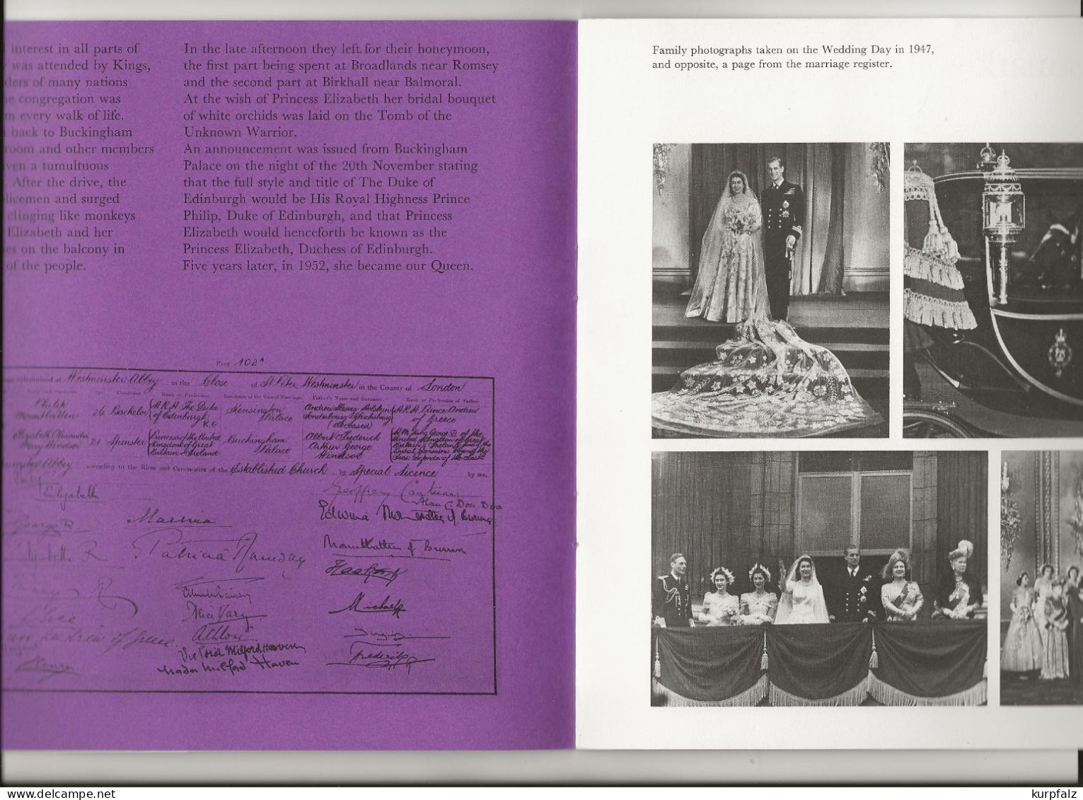 Großbritannien - BM Konvolut Blätter / Steckkarten / Booklet Silberhochzeit Elisabeth II
