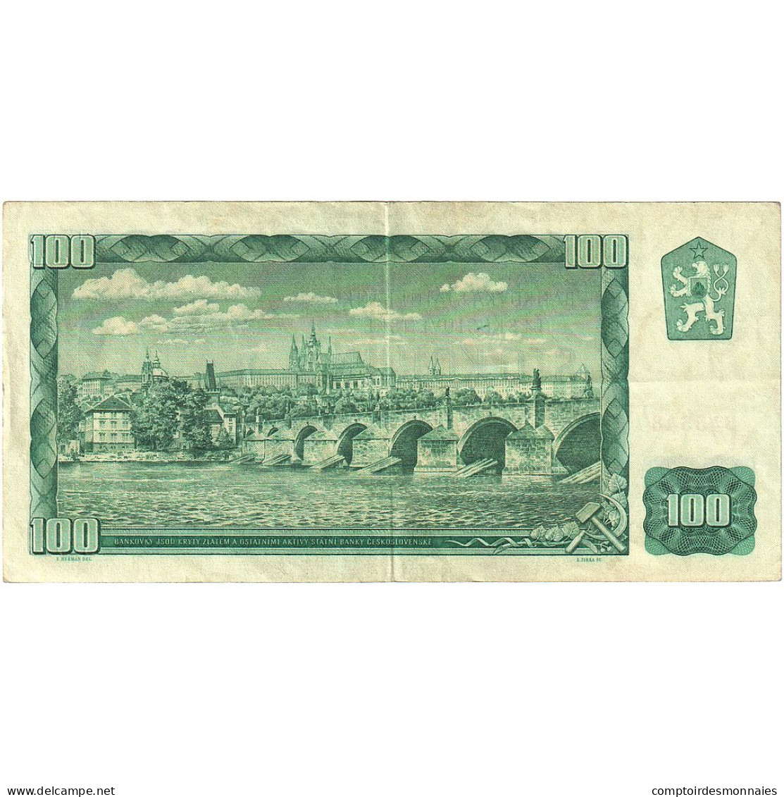 Billet, Tchécoslovaquie, 100 Korun, 1961, KM:91c, TB+ - Tsjechoslowakije