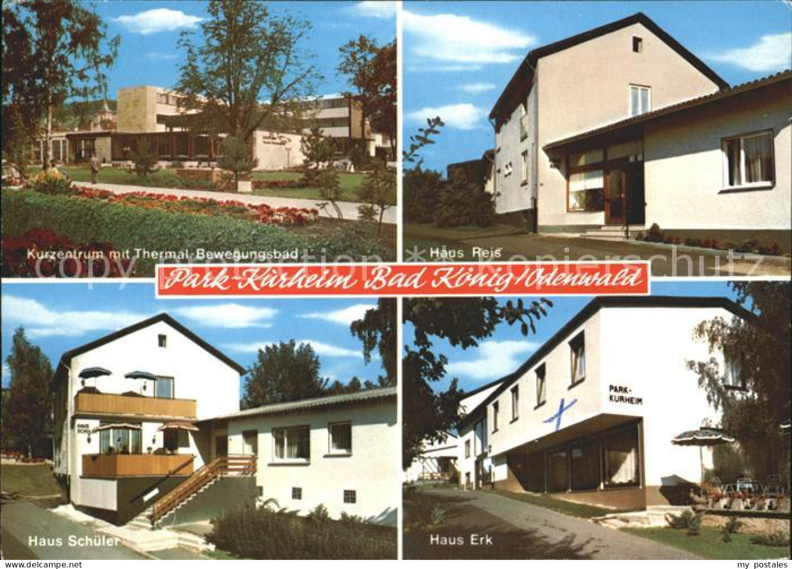 72289333 Bad Koenig Odenwald Kurzentrum Thermal-Bewegungsbad Haus Reis Haus Erk  - Bad König