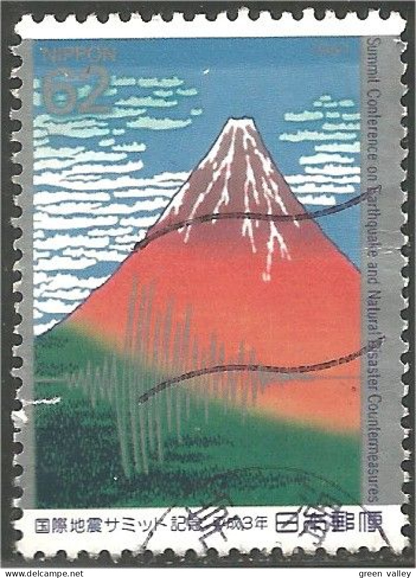 526 Japon Earthquakes Volcanoes Volcan Tremblement Terre Hokusai (JAP-500) - Volcans
