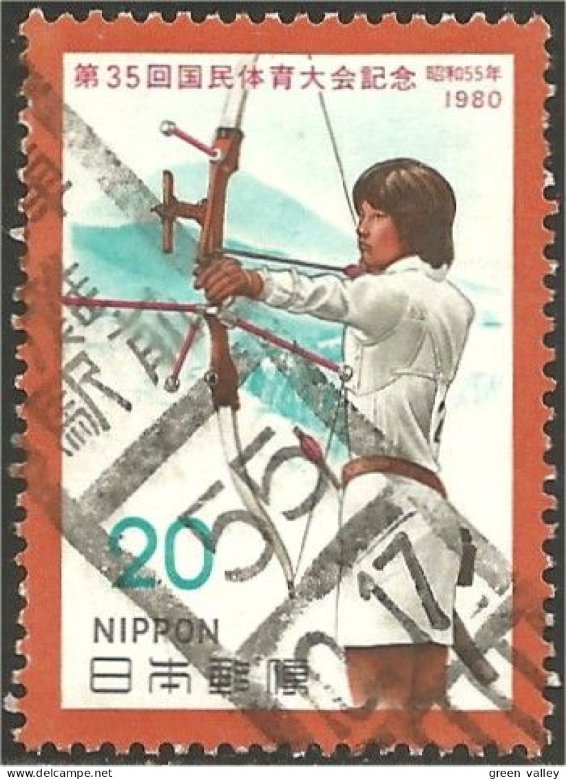 526 Japon Arc Archer Arch Bow Fleche Olympics (JAP-481) - Bogenschiessen
