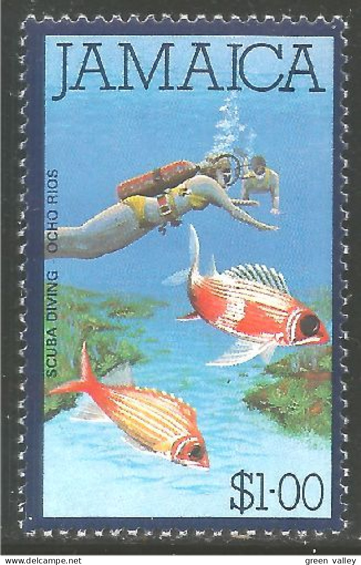 524 Jamaica Scuba Diving Plongée MNH ** Neuf SC (JAM-159) - Tauchen