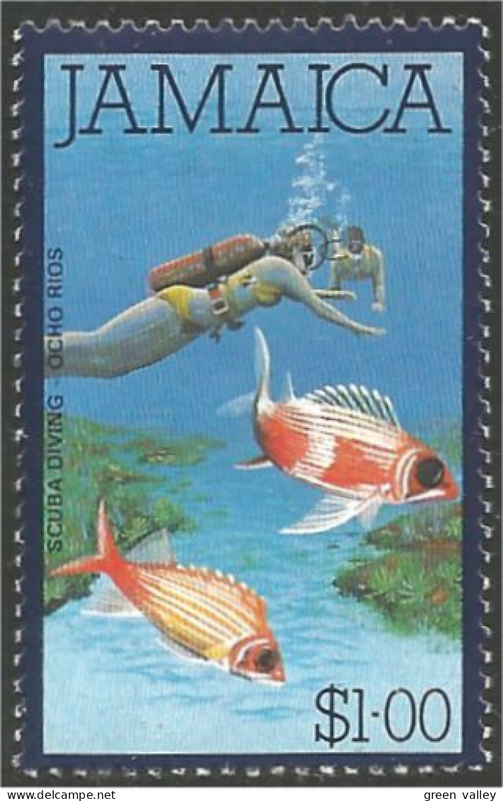 524 Jamaica Plongée Plongeur Diver Diving Scuba MNH ** Neuf SC (JAM-141) - Tauchen