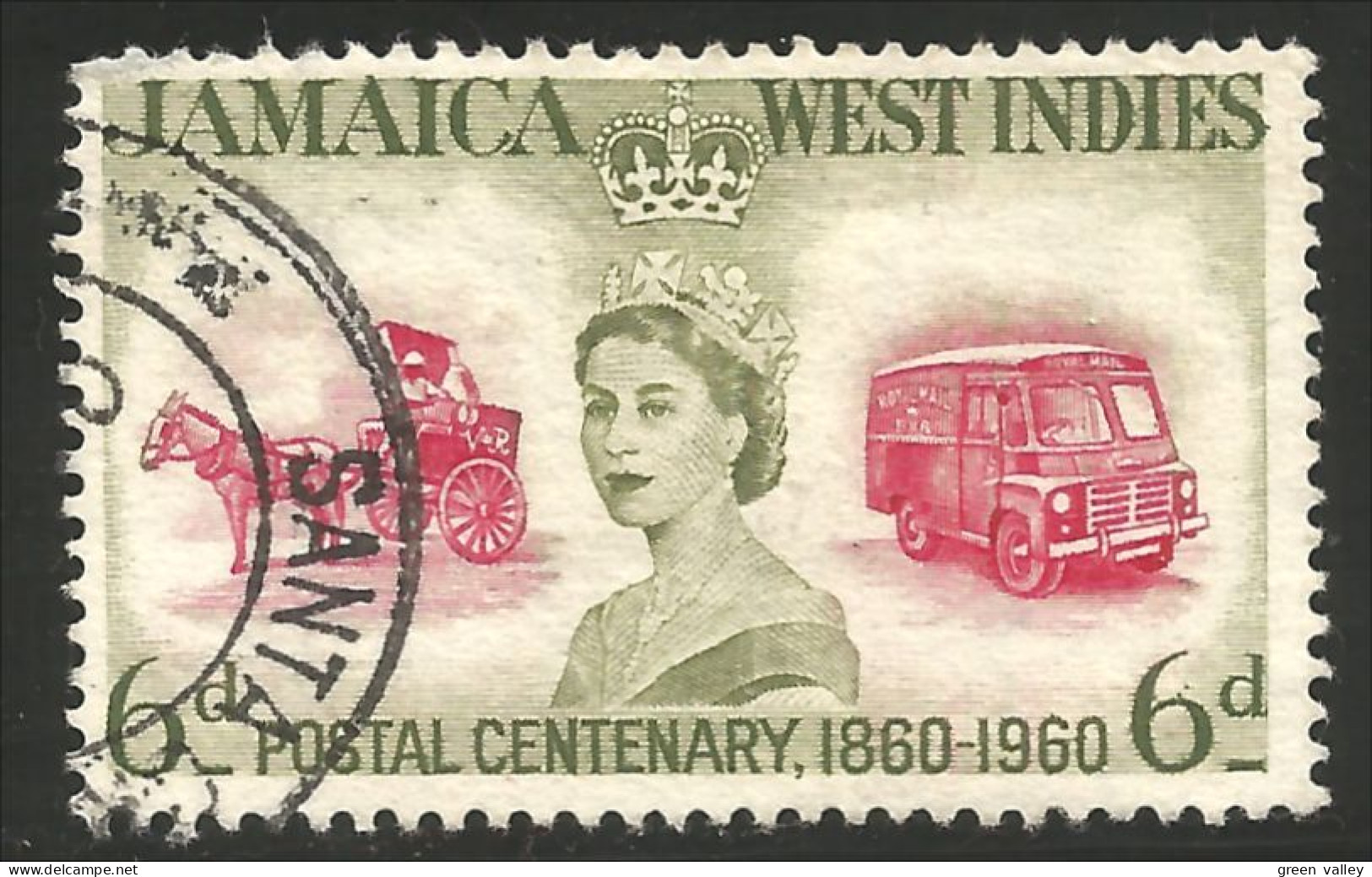 524 Jamaica West Indies Stagecoach Autobus Diligence (JAM-131) - Jamaica (1962-...)