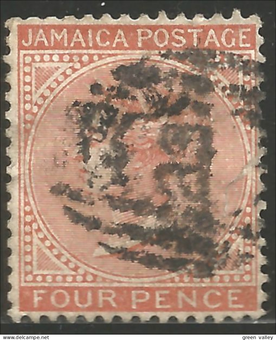 524 Jamaica 1860 Victoria 4p (JAM-111) - Jamaica (...-1961)