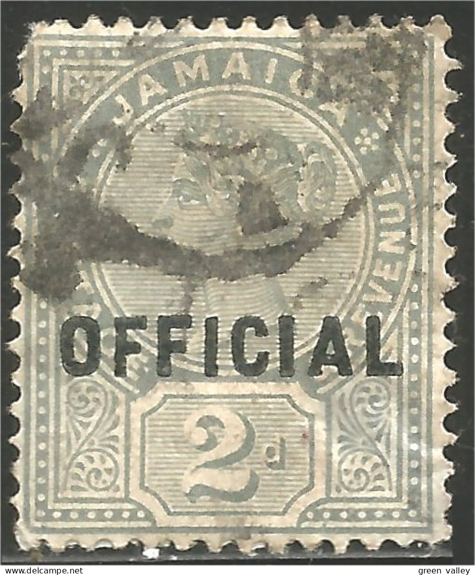 524 Jamaica 2p Ardoise Slate Official (JAM-103) - Jamaica (...-1961)