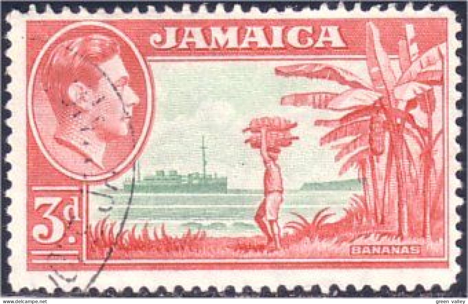 524 Jamaica Bananes Bananas (JAM-89) - Jamaique (1962-...)