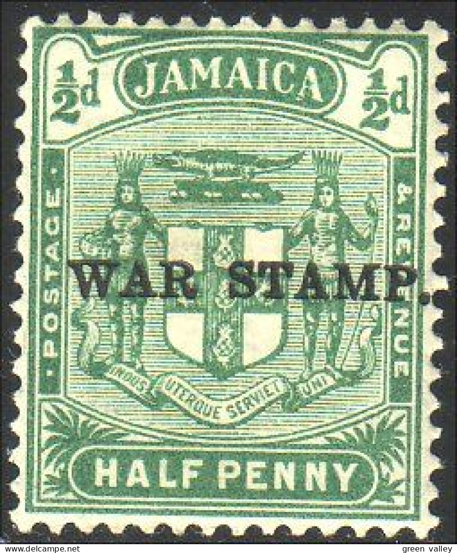 524 Jamaica War Stamp MH * Neuf SC (JAM-67) - Rafting