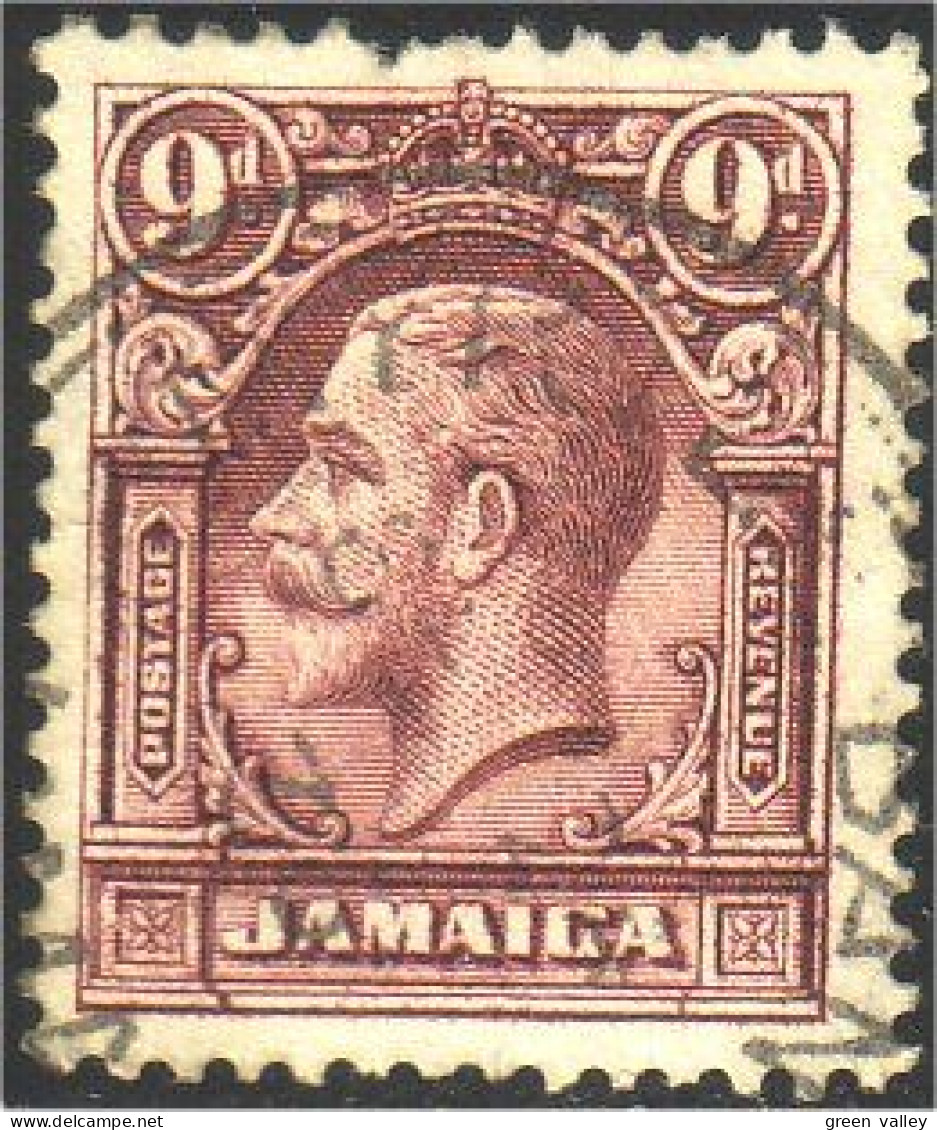 524 Jamaica 9d Brown (JAM-5) - Giamaica (1962-...)