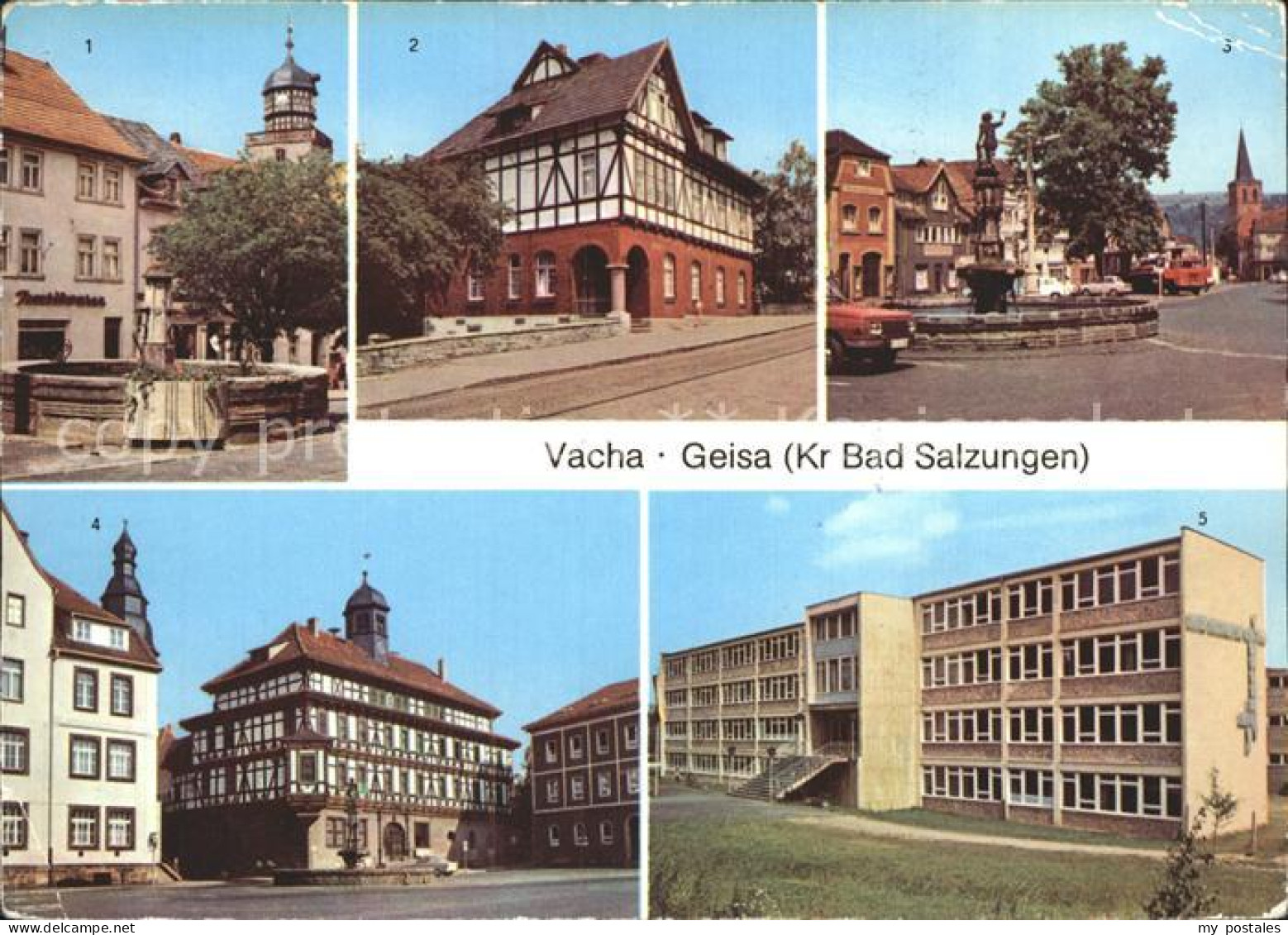 72289280 Vacha Geisa Markt Kinderkrippe Rathaus  Vacha - Vacha