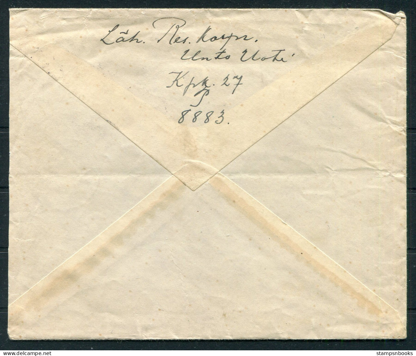 1940 Finland Kenttapostia Fieldpost Cover  - Lettres & Documents