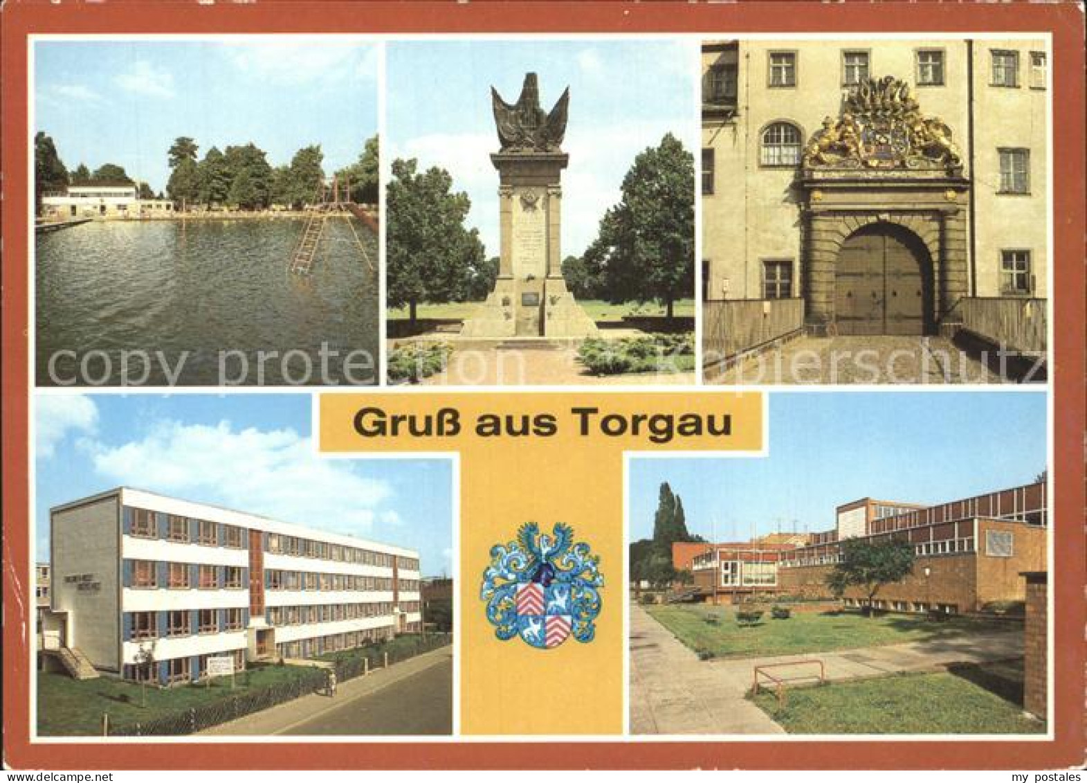 72288436 Torgau Strandbad Denkmal Der Begegnung Volksschwimmhalle Torgau - Torgau
