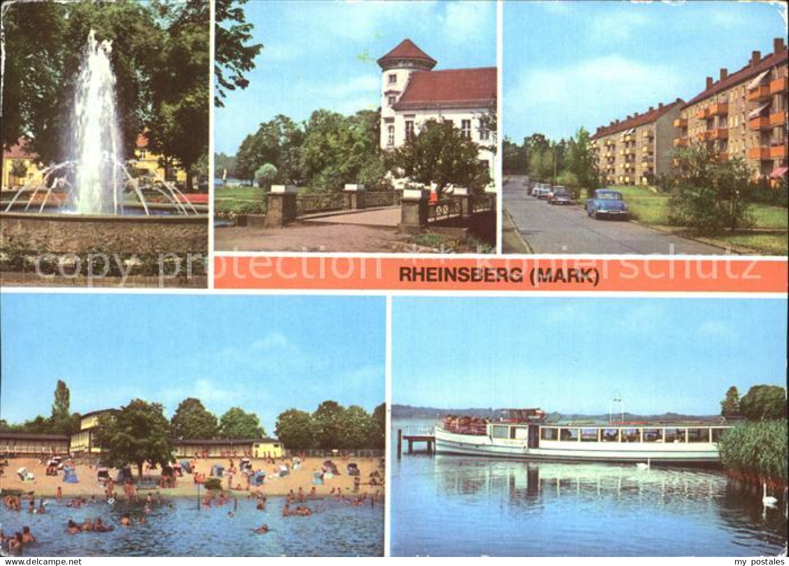 72288410 Rheinsberg Schloss Freibad Anlegestelle Der Weissen Flotte Rheinsberg - Zechlinerhütte