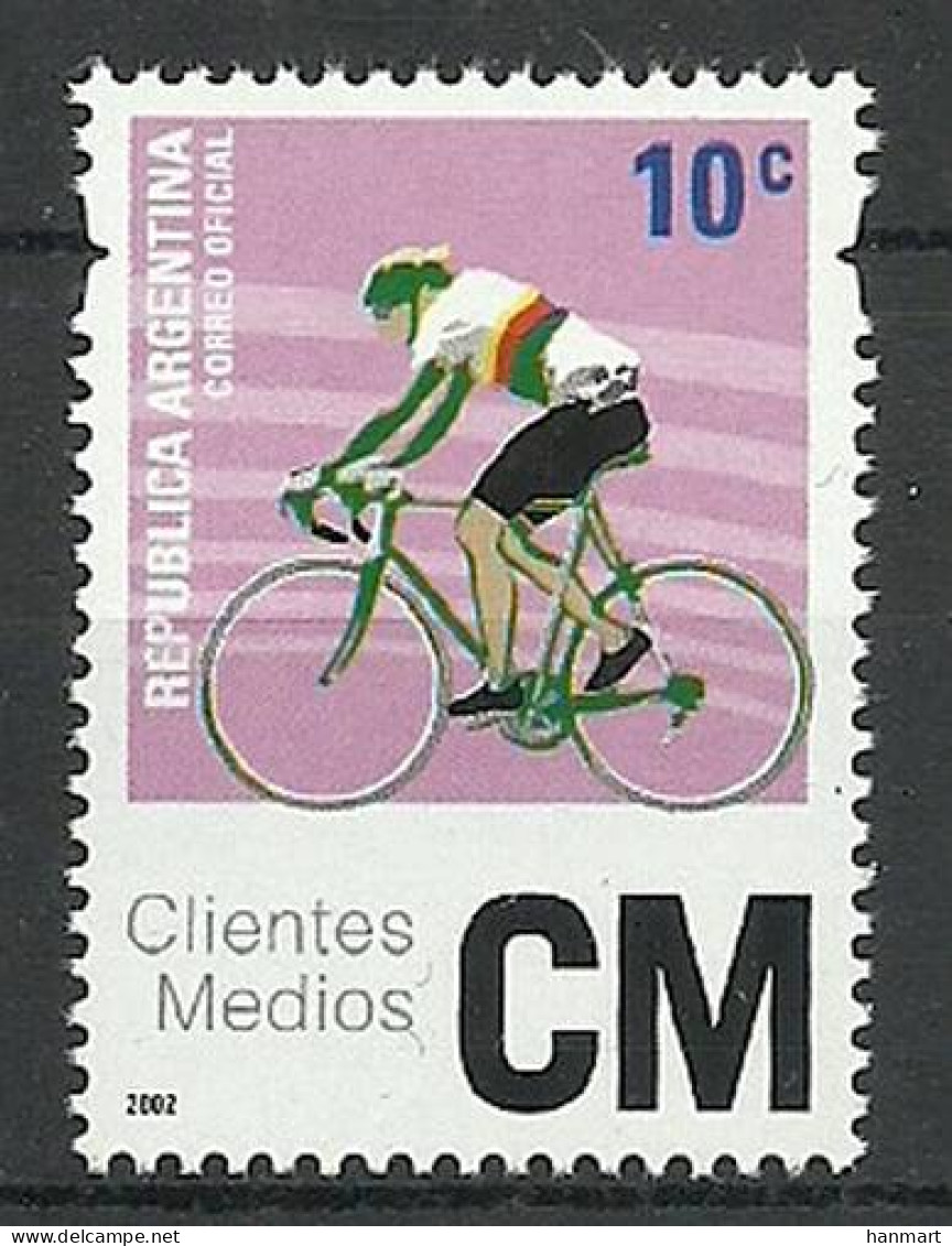 Argentina 2002 Mi 2759 MNH  (LZS3 ARG2759) - Cycling