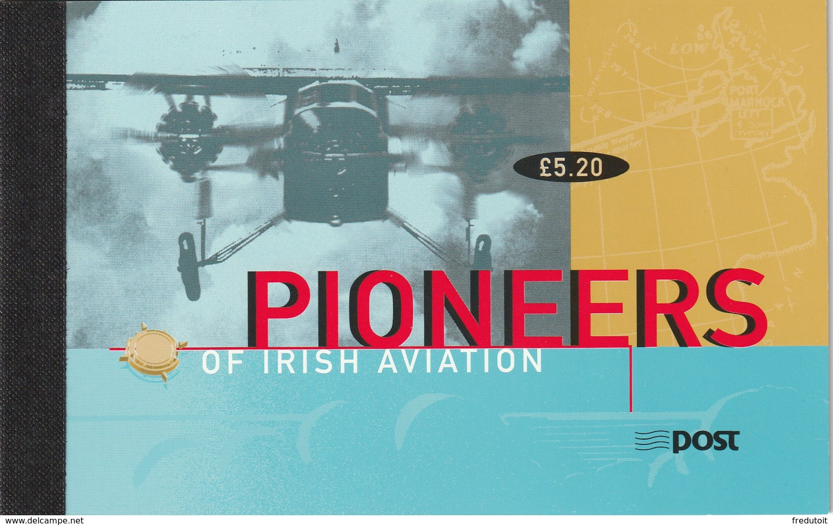 IRLANDE - CARNET De PRESTIGE - N°C1049 ** (1998) Pionniers De L'aviation Irlandaise. - Booklets