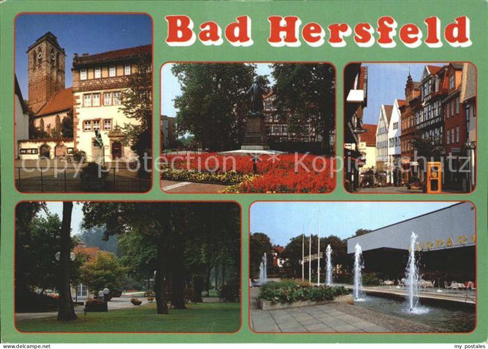 72287868 Bad Hersfeld Linggdenkmal Kurpark Stadthalle Bad Hersfeld - Bad Hersfeld